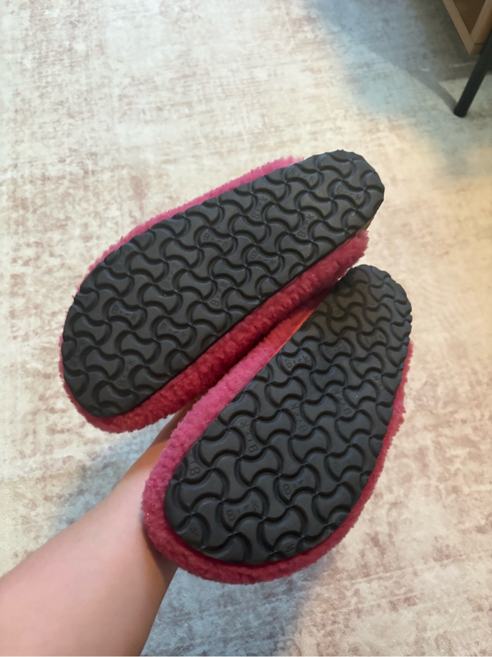 Birkenstock Boston big buckle shearling pink clogs size 40 - Picture 4 of 4
